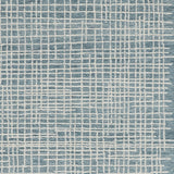 Homeroots 8' X 10' Blue And Ivory Wool Plaid Tufted Handmade Stain Resistant Area Rug Blue,Ivory Wool 514367