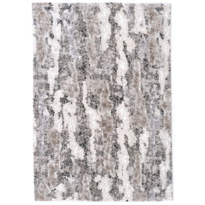 Capel Rugs Manhattan-chelsea Luxe Contemporary Area Rug With Striking Silver And Gray Tones For Modern Interiors Fog, Gray 100% Polyester 5144rs04000600330