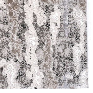 Capel Rugs Manhattan-chelsea Luxe Contemporary Area Rug With Striking Silver And Gray Tones For Modern Interiors Fog, Gray 100% Polyester 5144rs04000600330