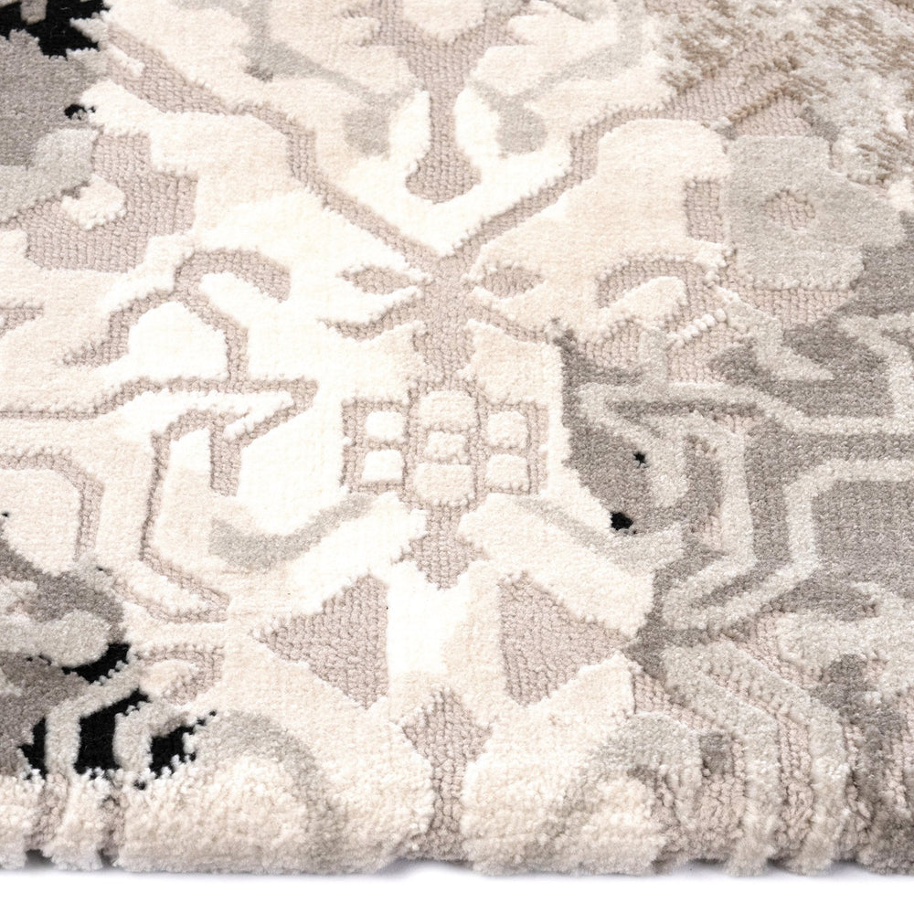 Capel Rugs Manhattan-chelsea Luxe Contemporary Area Rug With Striking Silver And Gray Tones For Modern Interiors Fog, Gray 100% Polyester 5144rs04000600330