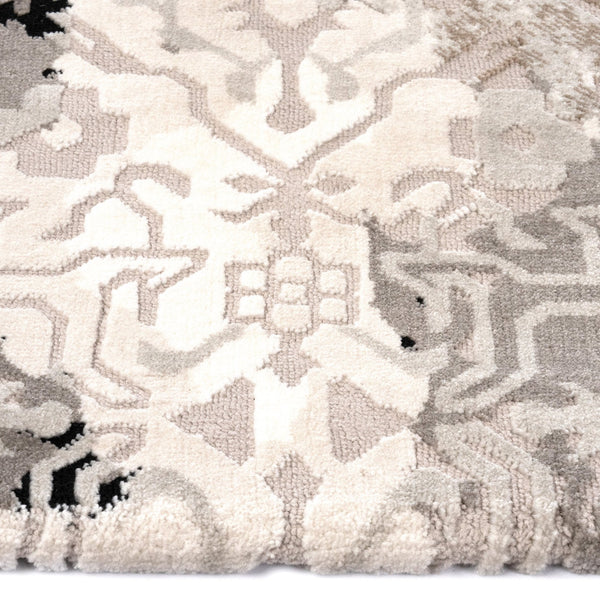 Capel Rugs Manhattan-chelsea Luxe Contemporary Area Rug With Striking Silver And Gray Tones For Modern Interiors Fog, Gray 100% Polyester 5144rs04000600330