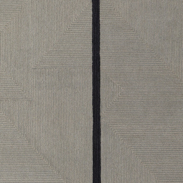 HomeRoots 4' Enhance Your Space with a Hand-Tufted Wool Abstract Geometric Area Rug in Black, Gray & Taupe 4' X 6' 514407