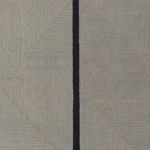 HomeRoots 4' Enhance Your Space with a Hand-Tufted Wool Abstract Geometric Area Rug in Black, Gray & Taupe 9' X 12' 514410