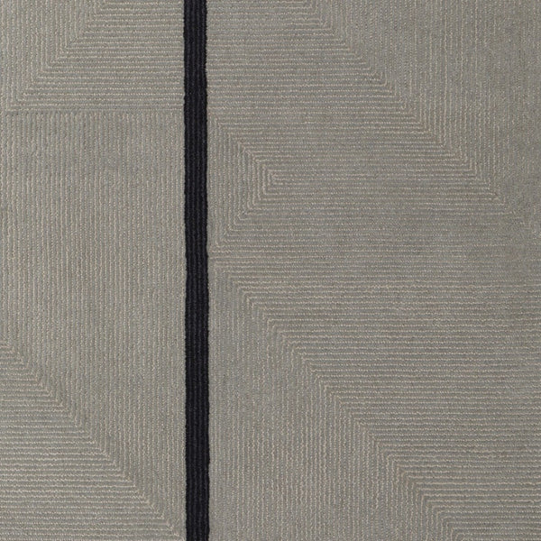 HomeRoots 4' Enhance Your Space with a Hand-Tufted Wool Abstract Geometric Area Rug in Black, Gray & Taupe 10' X 14' 514411