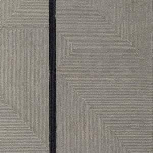 HomeRoots 4' Enhance Your Space with a Hand-Tufted Wool Abstract Geometric Area Rug in Black, Gray & Taupe 10' X 14' 514411