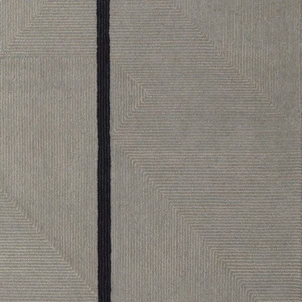 HomeRoots 4' Enhance Your Space with a Hand-Tufted Wool Abstract Geometric Area Rug in Black, Gray & Taupe 10' X 14' 514411