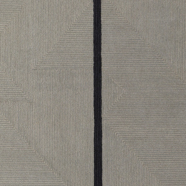 HomeRoots 4' Enhance Your Space with a Hand-Tufted Wool Abstract Geometric Area Rug in Black, Gray & Taupe 10' X 14' 514411