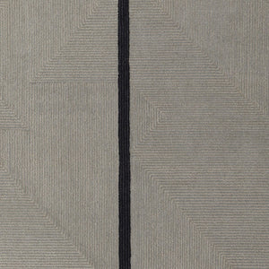 HomeRoots 4' Enhance Your Space with a Hand-Tufted Wool Abstract Geometric Area Rug in Black, Gray & Taupe 10' X 14' 514411