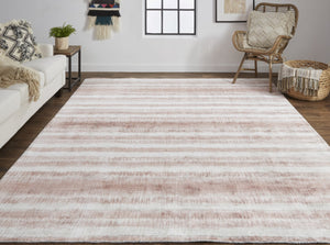 HomeRoots 4' Hand Woven Tan and Ivory Abstract Area Rug – Timeless Design for Warmth and Style in Any Room 4' X 6' 514421
