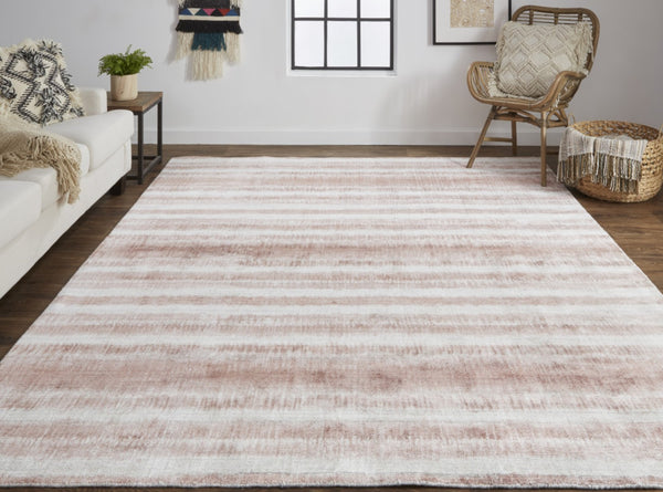 HomeRoots 4' Hand Woven Tan and Ivory Abstract Area Rug – Timeless Design for Warmth and Style in Any Room 4' X 6' 514421
