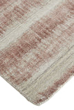 Homeroots 4' X 6' Tan And Ivory Abstract Hand Woven Area Rug Tan,Ivory,Pink Viscose 514421