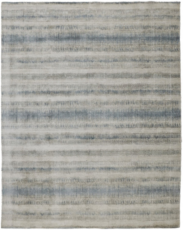 HomeRoots 4' Hand Woven Tan and Ivory Abstract Area Rug – Timeless Design for Warmth and Style in Any Room 8' X 10' 514430
