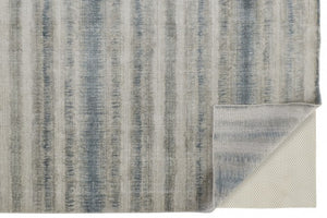 Homeroots 10' Hand Woven Area Rug - Unique Gray Blue & Green Abstract Design For A Cozy Home Atmosphere 12' X 15' Viscose 514433