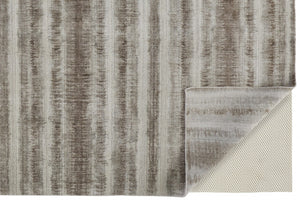 HomeRoots 4' Hand Woven Tan and Ivory Abstract Area Rug – Timeless Design for Warmth and Style in Any Room 4' X 6' 514435