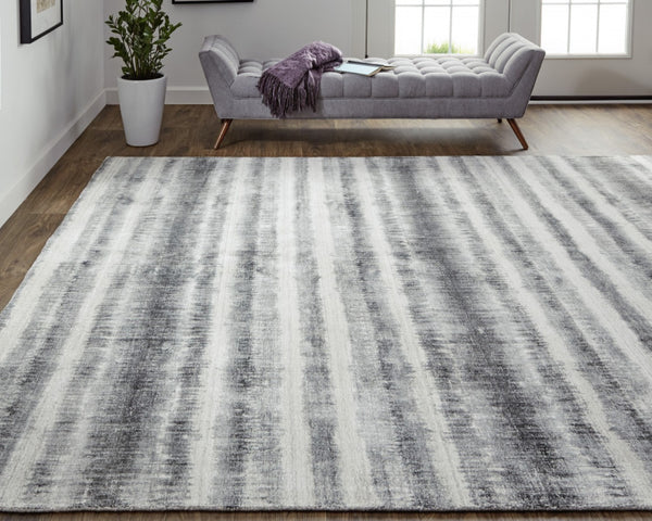 HomeRoots 4' Hand Woven Tan and Ivory Abstract Area Rug – Timeless Design for Warmth and Style in Any Room 4' X 6' 514442