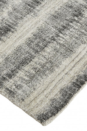 HomeRoots 4' Hand Woven Tan and Ivory Abstract Area Rug – Timeless Design for Warmth and Style in Any Room 4' X 6' 514442