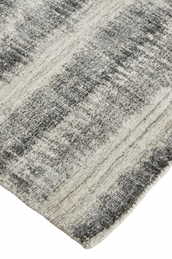 HomeRoots 4' Hand Woven Tan and Ivory Abstract Area Rug – Timeless Design for Warmth and Style in Any Room 4' X 6' 514442