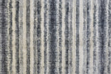 Homeroots 5' X 8' Ivory And Blue Abstract Hand Woven Area Rug Ivory,Blue Viscose 514450