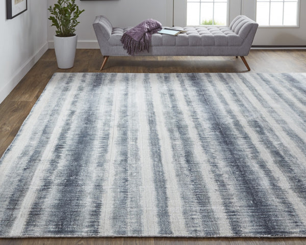 HomeRoots 4' Hand Woven Tan and Ivory Abstract Area Rug – Timeless Design for Warmth and Style in Any Room 8' X 10' 514451