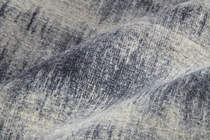Homeroots 10' Hand Woven Area Rug - Unique Gray Blue & Green Abstract Design For A Cozy Home Atmosphere 9' X 12' Viscose 514452