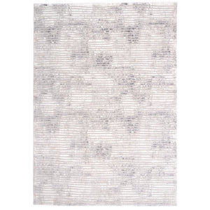 Capel Rugs Manhattan-gramercy Luxe Contemporary Area Rug With Striking Gray Tones For Modern Interiors Silver, White 100% Polyester 5145rs07101101300