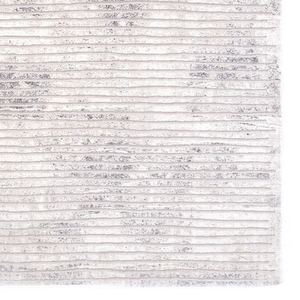 Capel Rugs Manhattan-gramercy Luxe Contemporary Area Rug With Striking Gray Tones For Modern Interiors Silver, White 100% Polyester 5145rs07101101300