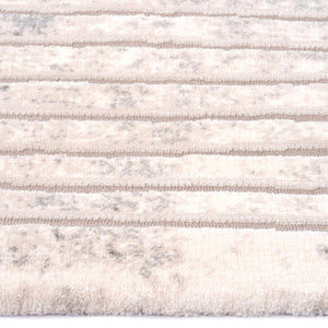 Capel Rugs Manhattan-gramercy Luxe Contemporary Area Rug With Striking Gray Tones For Modern Interiors Silver, White 100% Polyester 5145rs07101101300