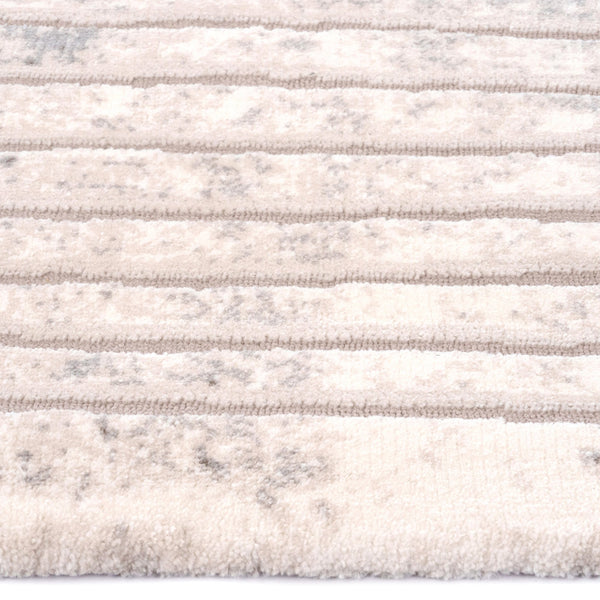 Capel Rugs Manhattan-gramercy Luxe Contemporary Area Rug With Striking Gray Tones For Modern Interiors Silver, White 100% Polyester 5145rs07101101300