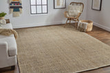 Homeroots 5' X 8' Brown Hand Woven Area Rug Brown Polyester 514554