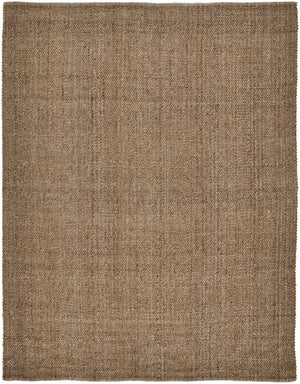 Homeroots 12' X 15' Brown Hand Woven Area Rug Brown Polyester 514558