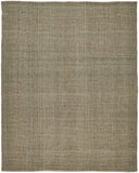 Homeroots 8' X 10' Green And Tan Hand Woven Area Rug Green,Tan Polyester 514561