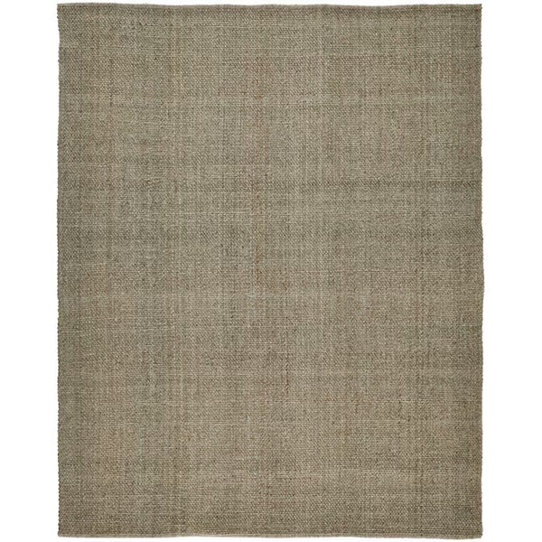Homeroots 9' X 12' Green Hand Woven Area Rug Green,Tan Polyester 514562