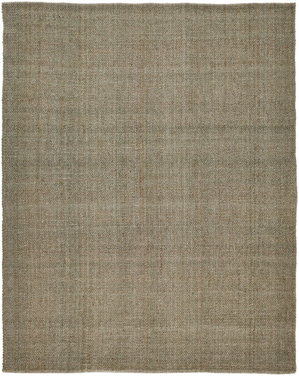 Homeroots 10' X 14' Green Hand Woven Area Rug Green,Tan Polyester 514563