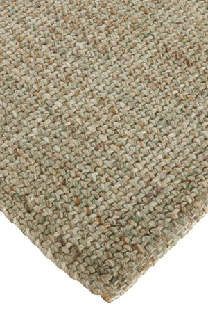 HomeRoots 5' Hand-Woven Area Rug in Gray, Ivory & Blue - Timeless Artistry for Elegant Living Spaces 12' x 15' 514564