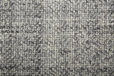 Homeroots 5' X 8' Gray And Ivory Hand Woven Area Rug Gray,Ivory Polyester 514566