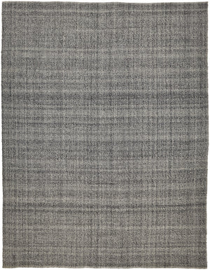 Homeroots 8' X 10' Gray And Ivory Hand Woven Area Rug Gray,Ivory Polyester 514567
