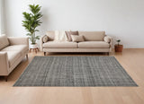 Homeroots 12' X 15' Gray Hand Woven Area Rug Gray,Ivory Polyester 514570