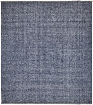 Homeroots 5' X 8' Blue Hand Woven Area Rug Blue Polyester 514578