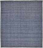 Homeroots 5' X 8' Blue Hand Woven Area Rug Blue Polyester 514578