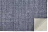 Homeroots 5' X 8' Blue Hand Woven Area Rug Blue Polyester 514578