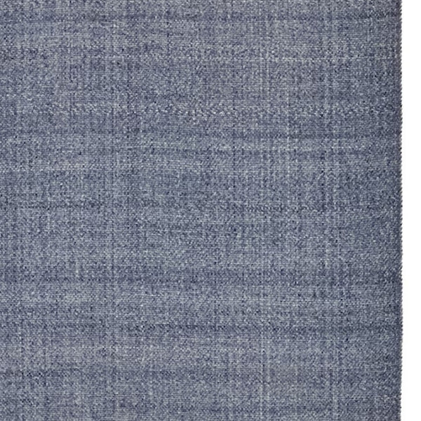 Homeroots 12' Hand Woven Area Rug In Gray, Ivory, And Blue - Artisan Crafted For Elegant Home Decor Style 10' X 14' Polyester 514581