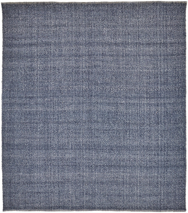 Homeroots 12' X 15' Blue Hand Woven Area Rug Blue Polyester 514582