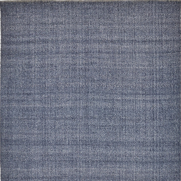 Homeroots 12' X 15' Blue Hand Woven Area Rug Blue Polyester 514582