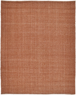 Homeroots 5' X 8' Orange Hand Woven Area Rug Orange Polyester 514584
