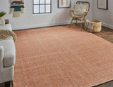 Homeroots 5' X 8' Orange Hand Woven Area Rug Orange Polyester 514584