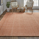 Homeroots 8' X 10' Orange Hand Woven Area Rug Orange Polyester 514585