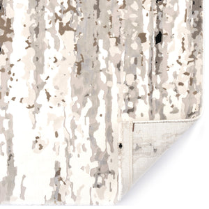 Capel Rugs Manhattan-soho Luxe Contemporary Rug Collection With Textured Patterns And Elegant Silver Tones Steel, Gray 100% Polyester 5146rs05030708360