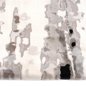 Capel Rugs Manhattan-soho Luxe Contemporary Rug Collection With Textured Patterns And Elegant Silver Tones Steel, Gray 100% Polyester 5146rs05030708360