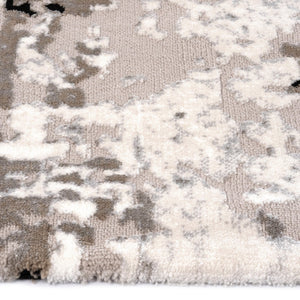 Capel Rugs Manhattan-tribeca Luxe Contemporary Area Rug With Striking Silver, Gray Tones And Textured Design Onyx, White 100% Polyester 5147rs05030708375