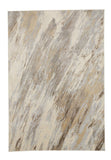 Homeroots 12' X 15' Ivory Tan And Brown Abstract Area Rug  Viscose 514709